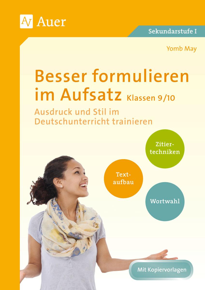 Vorderes Coverbild Besser formulieren im Aufsatz Klassen 9-10