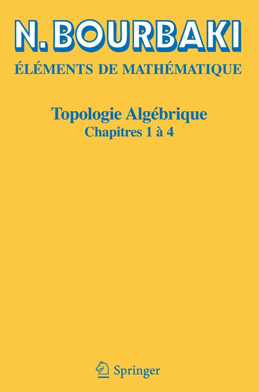 Vorderes Coverbild Topologie algébrique
