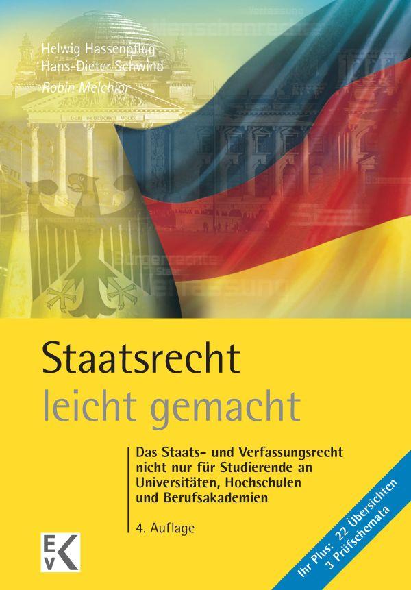 Vorderes Coverbild Staatsrecht - leicht gemacht