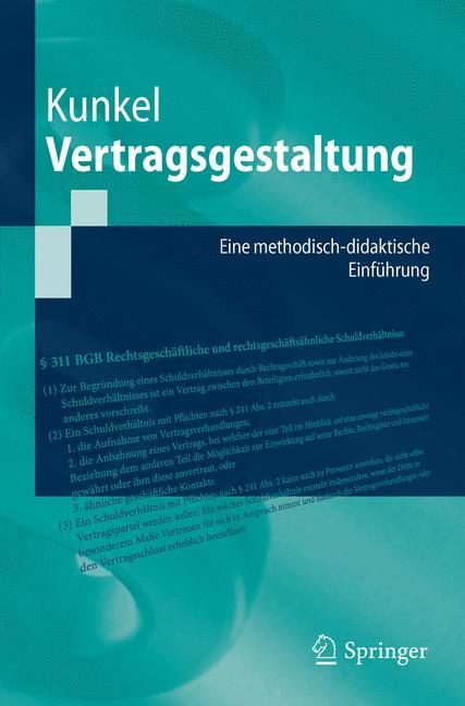 Vorderes Coverbild Vertragsgestaltung