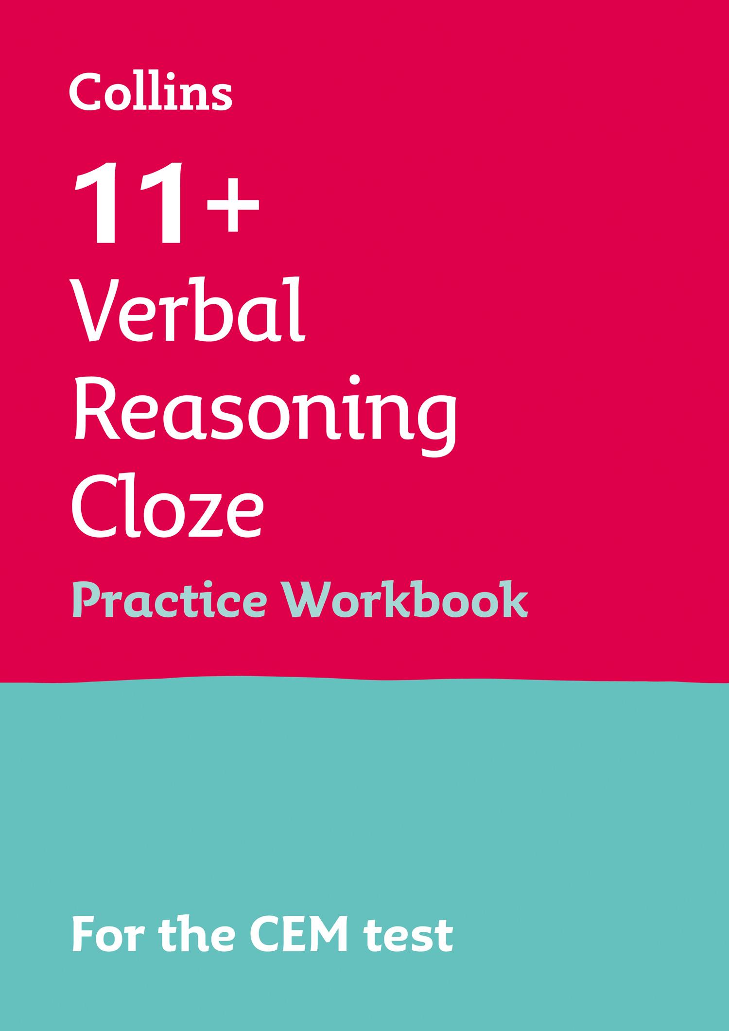 Vorderes Coverbild 11+ Verbal Reasoning Cloze Practice Workbook