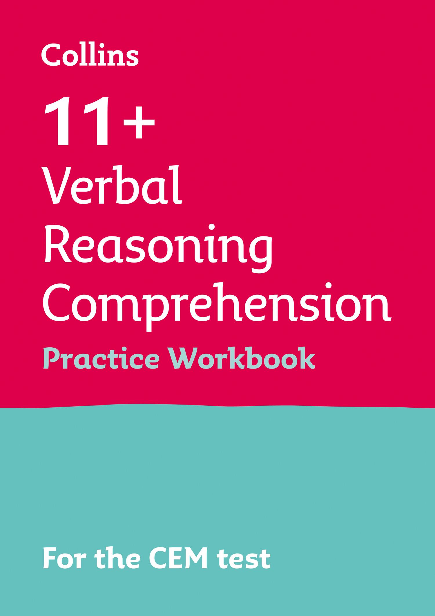 Vorderes Coverbild 11+ Verbal Reasoning Comprehension Practice Workbook