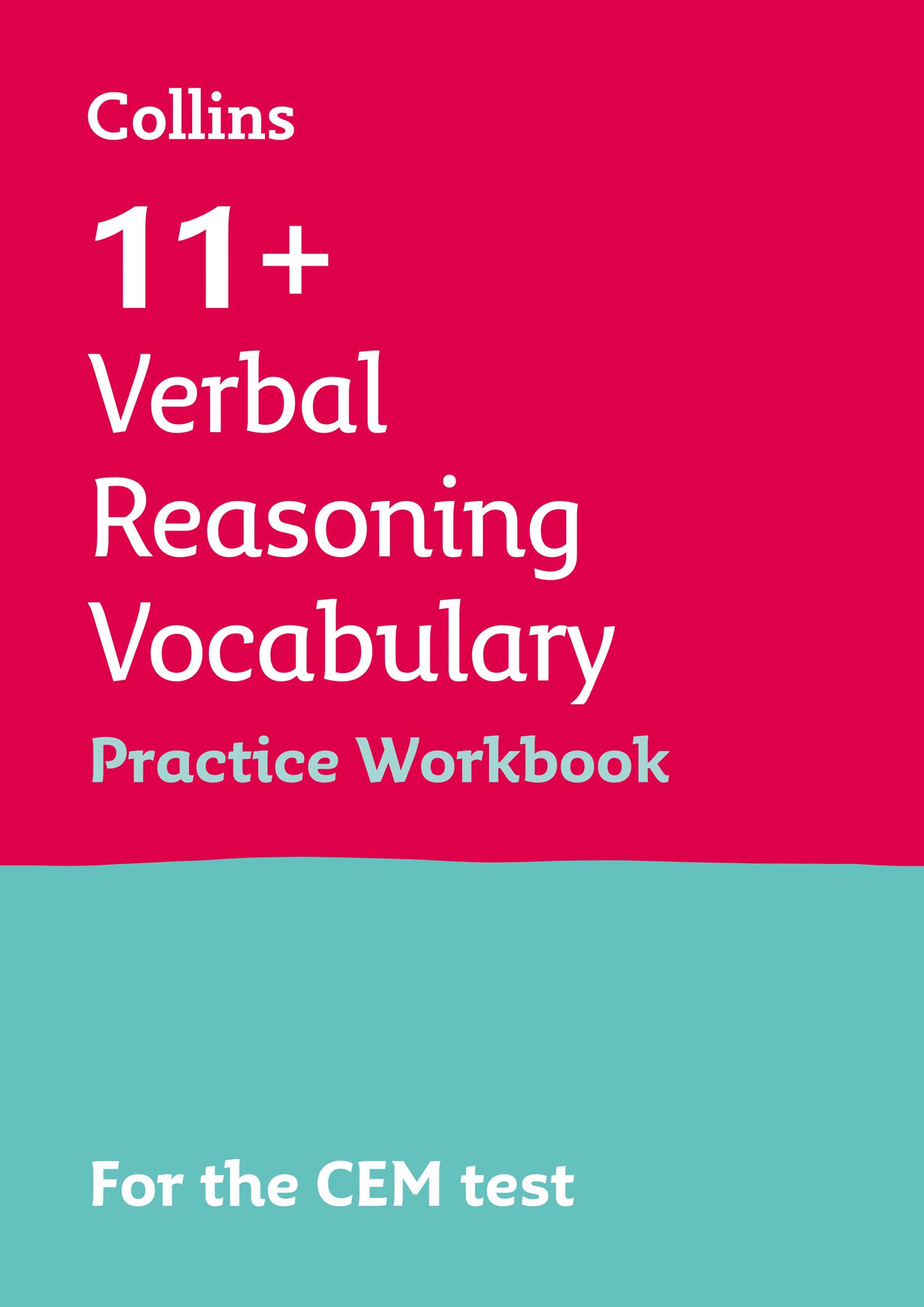 Vorderes Coverbild 11+ Verbal Reasoning Vocabulary Practice Workbook