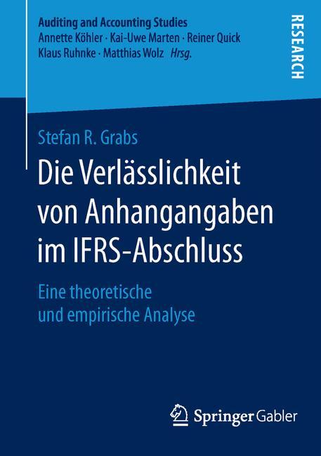 Vorderes Coverbild Die Verlässlichkeit von Anhangangaben im IFRS-Abschluss