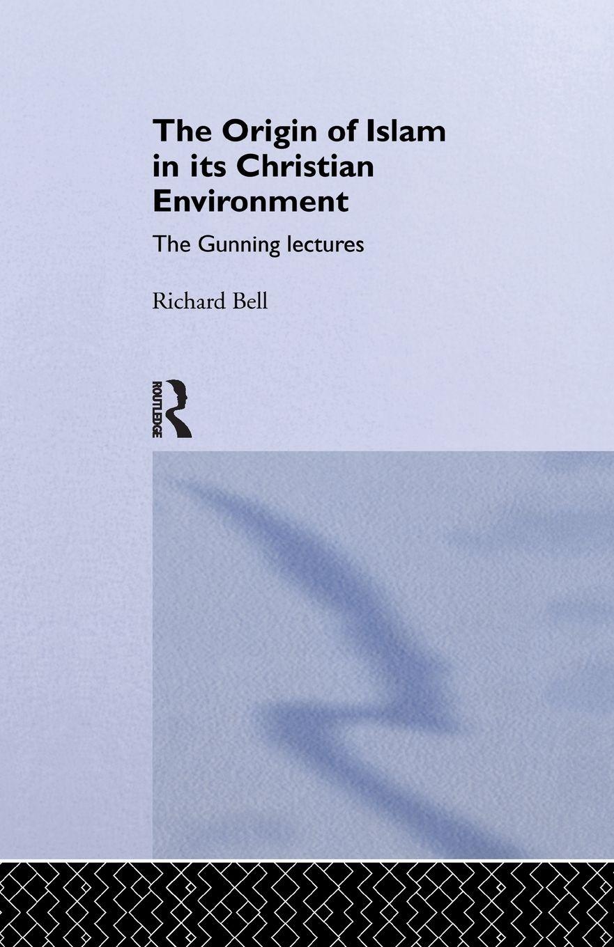 Vorderes Coverbild The Origin of Islam in Its Christian Environment