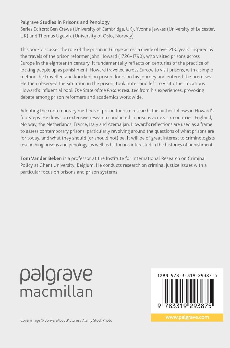 Rückseitencover The Role of Prison in Europe