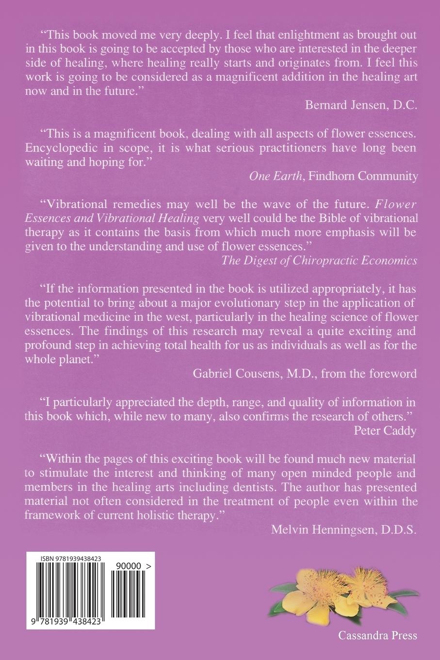 Rückseitencover Flower Essences and Vibrational Healing