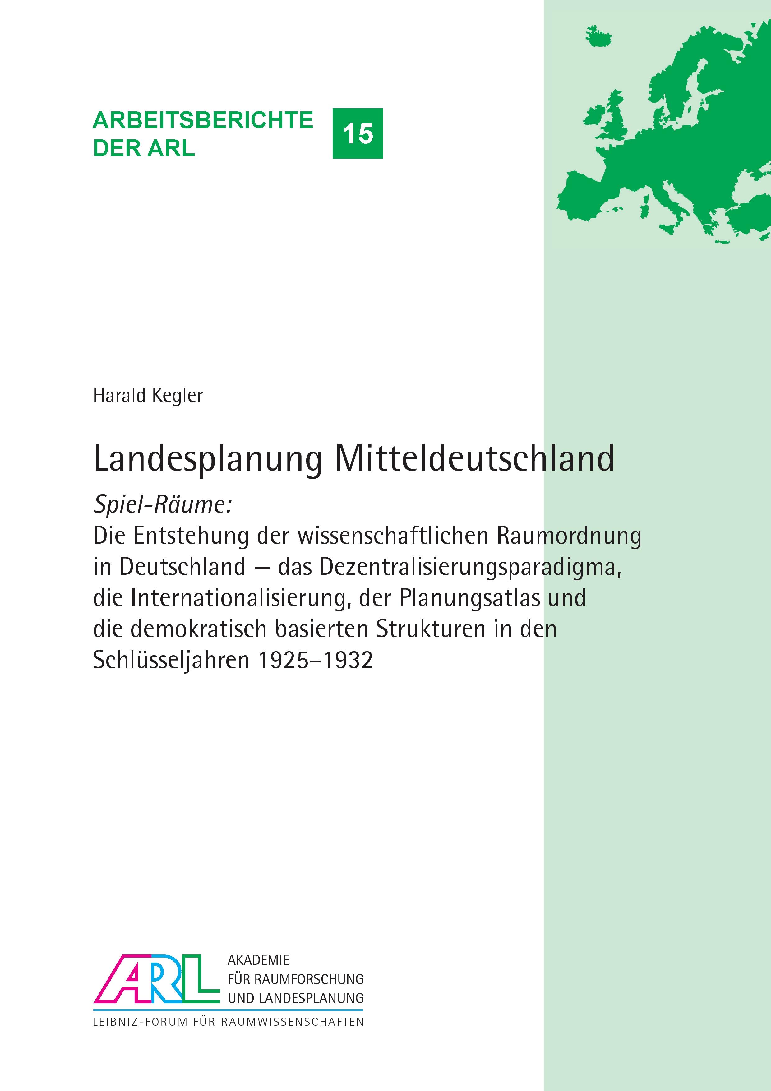 Vorderes Coverbild Landesplanung Mitteldeutschland