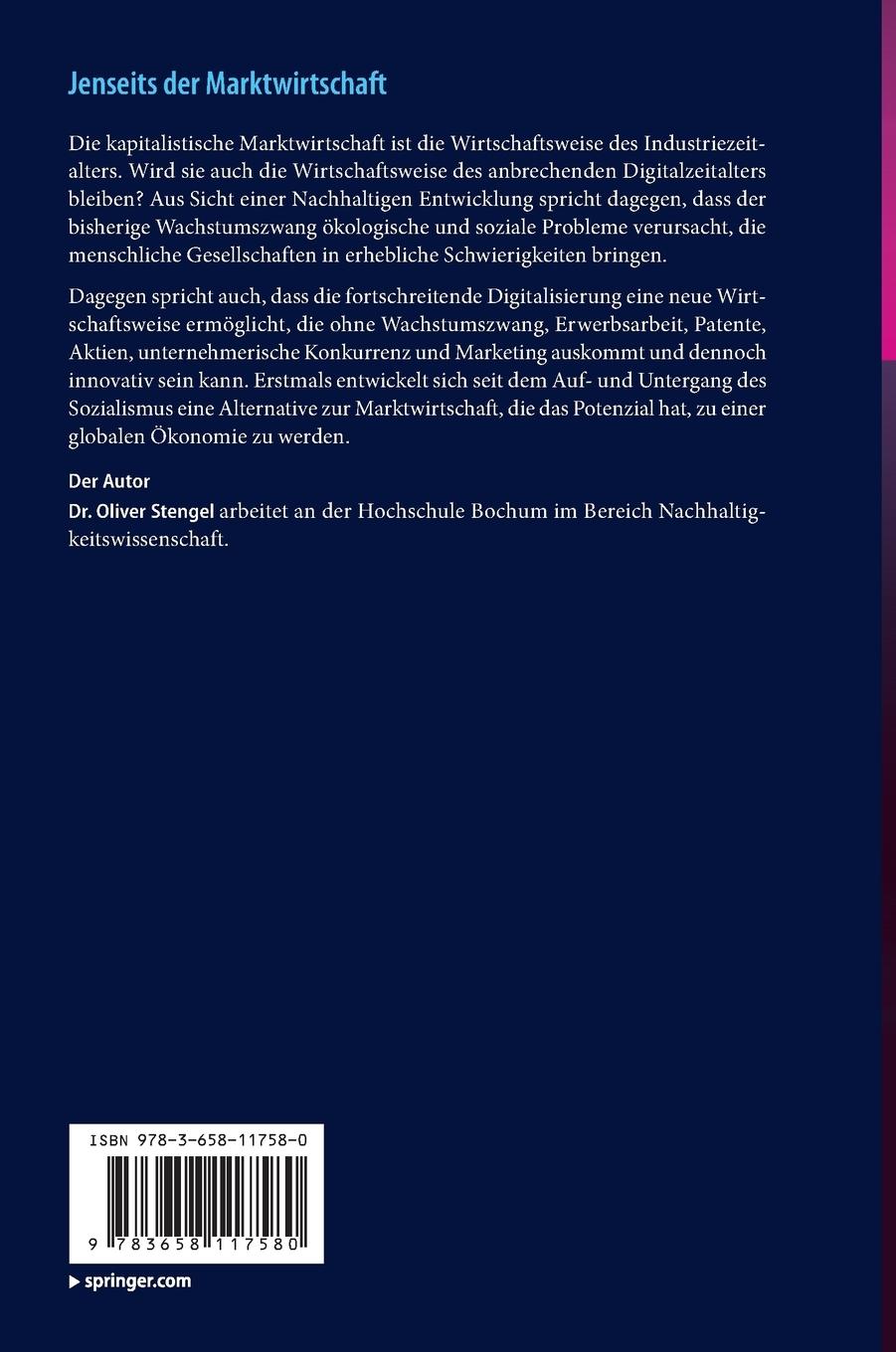 Rückseitencover Jenseits der Marktwirtschaft