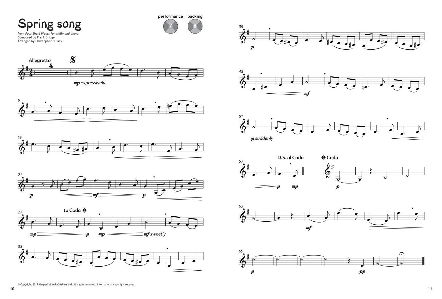 Beispielinhalt (Bild) Abracadabra Performance Pieces: Clarinet