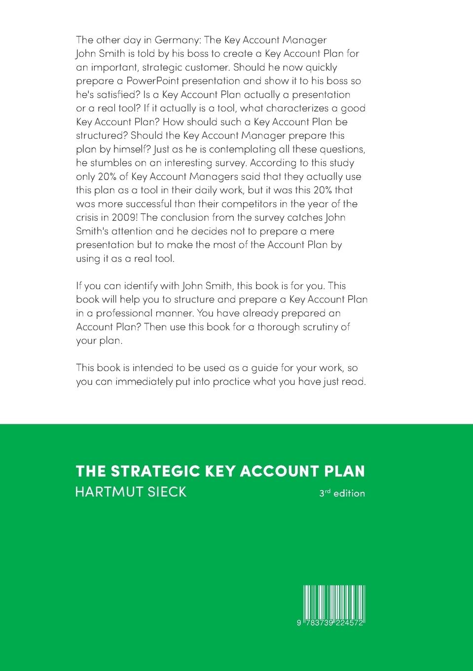 Rückseitencover The Strategic Key Account Plan