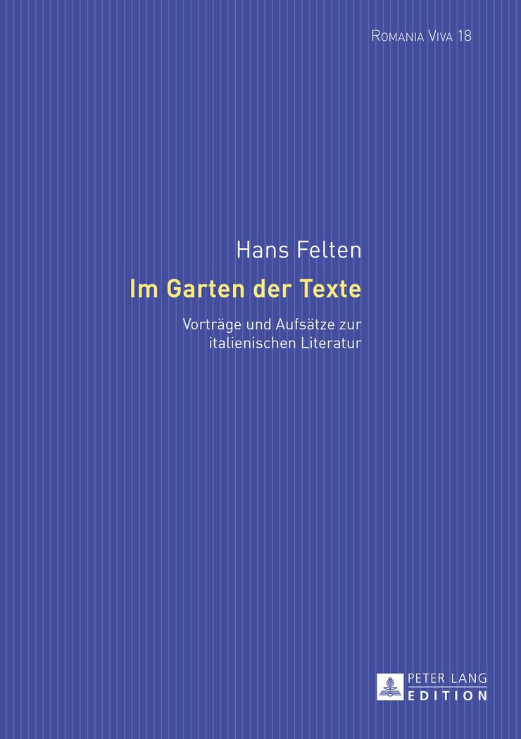 Vorderes Coverbild Im Garten der Texte