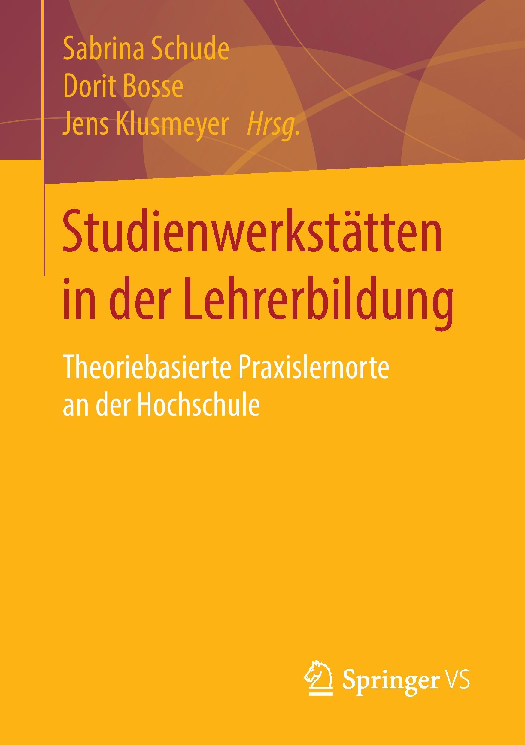 Vorderes Coverbild Studienwerkstätten in der Lehrerbildung