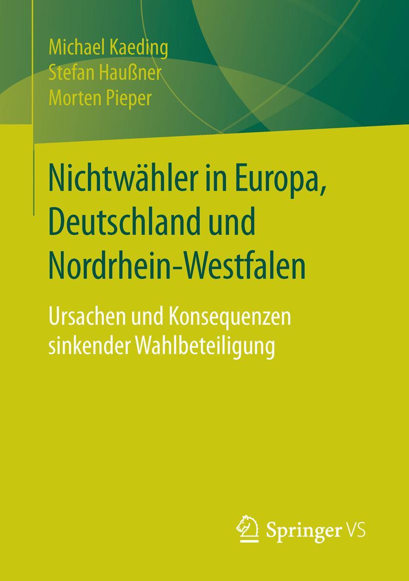 Vorderes Coverbild Nichtwähler in Europa, Deutschland und Nordrhein-Westfalen
