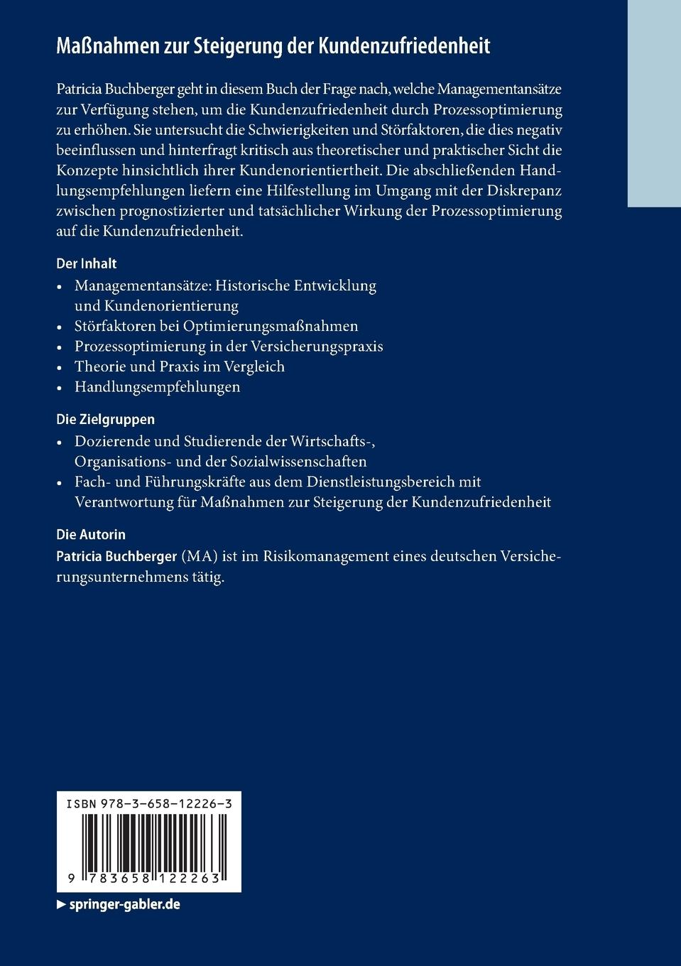 Rückseitencover Maßnahmen zur Steigerung der Kundenzufriedenheit