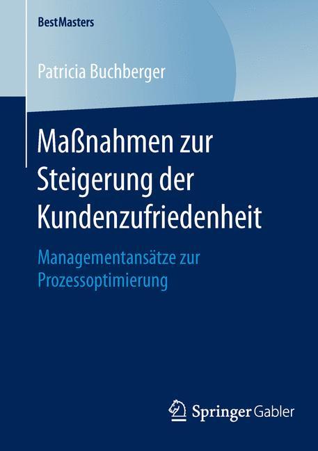 Vorderes Coverbild Maßnahmen zur Steigerung der Kundenzufriedenheit