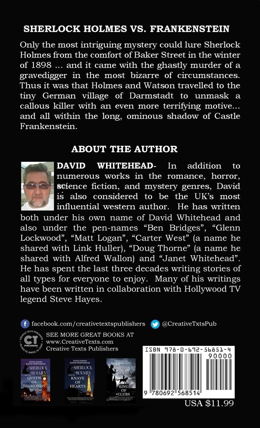 Rückseitencover Sherlock Holmes vs. Frankenstein