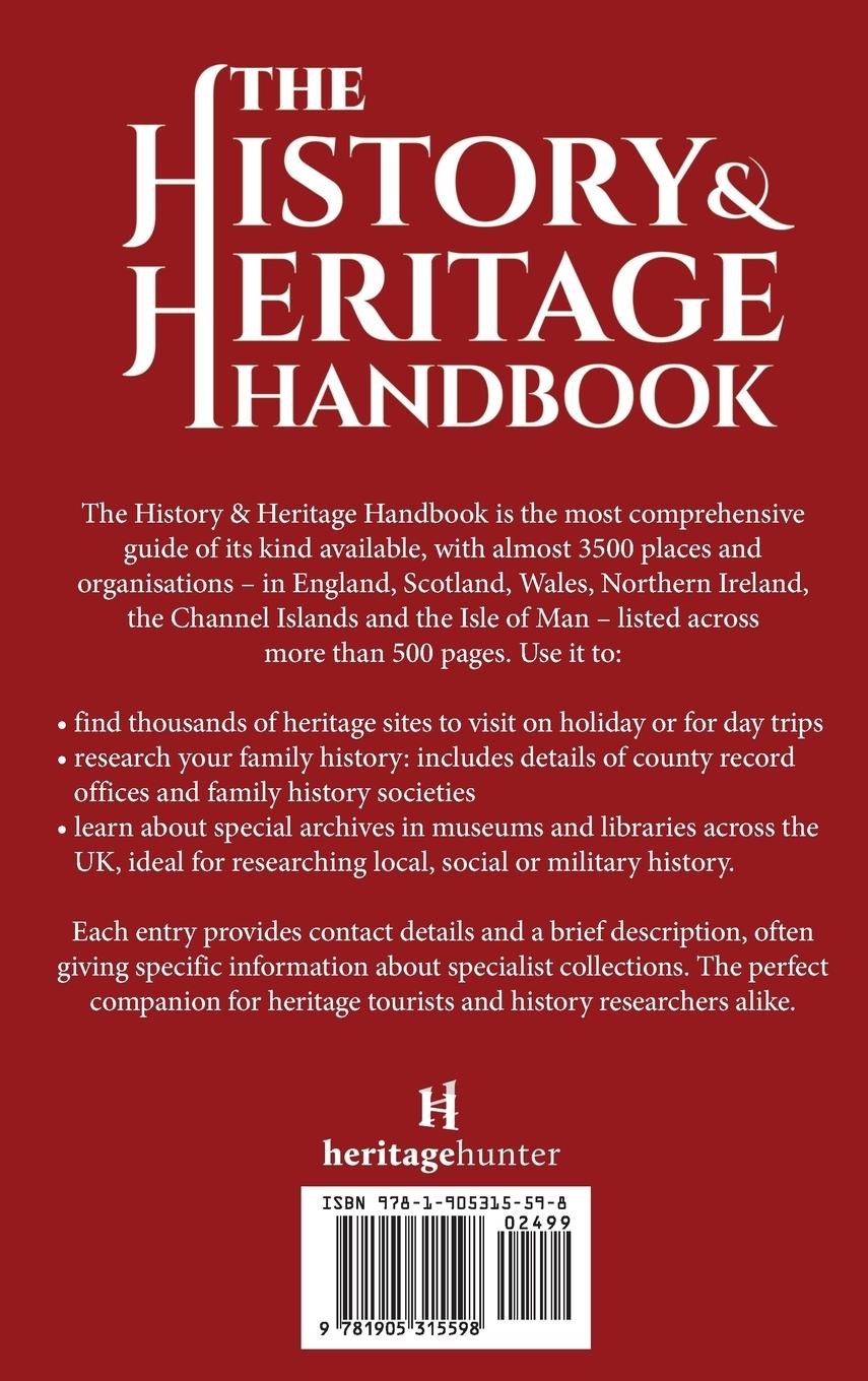 Rückseitencover The History & Heritage Handbook 2015/16