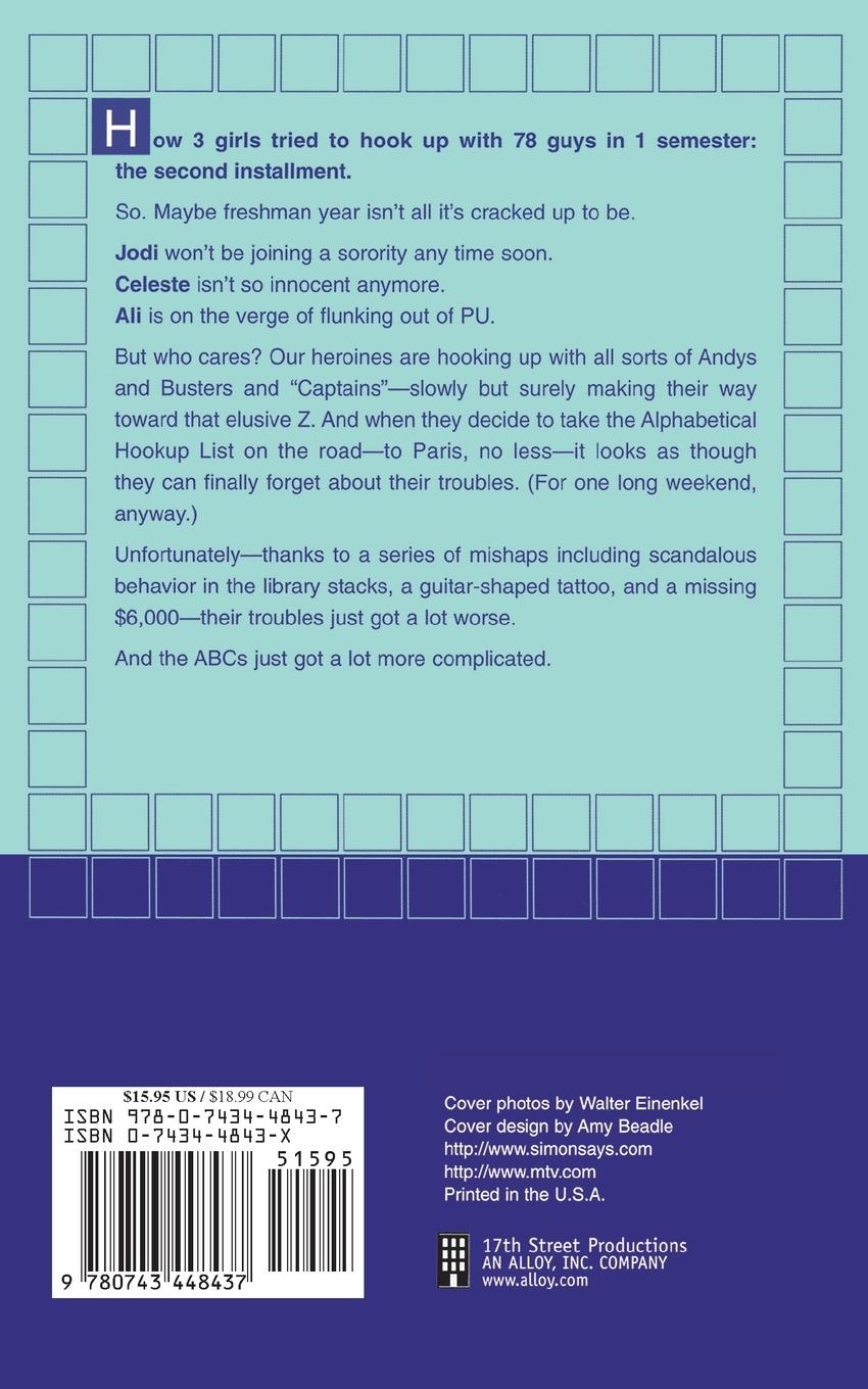 Rückseitencover The Alphabetical Hookup List K-Q