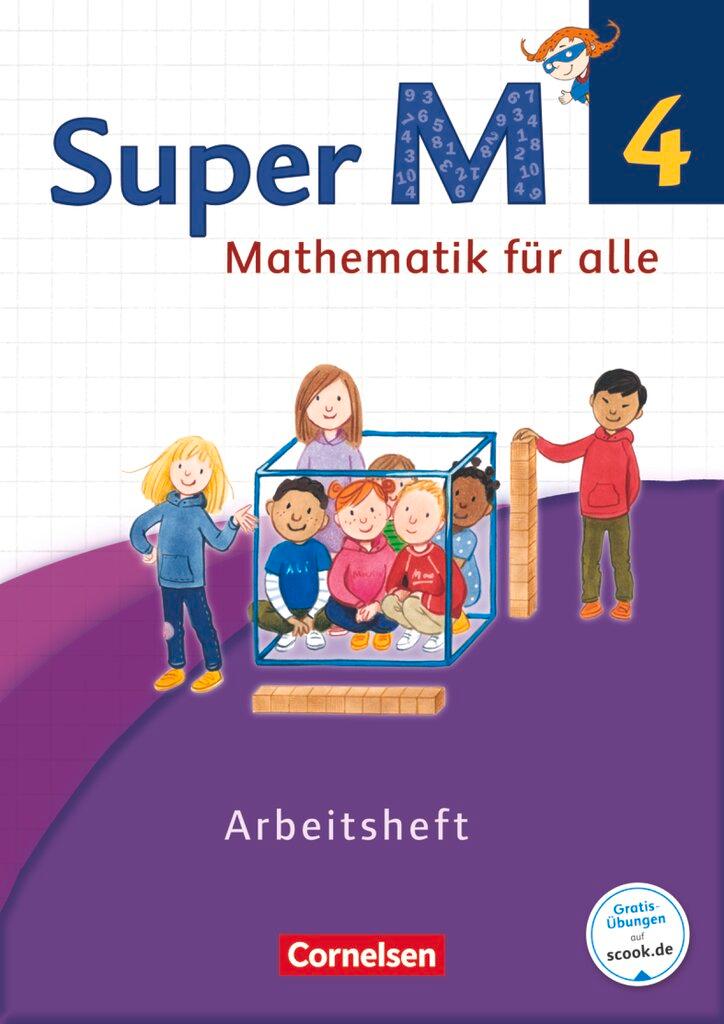 Vorderes Coverbild Super M 4. Schuljahr - Westliche Bundesländer - Arbeitsheft