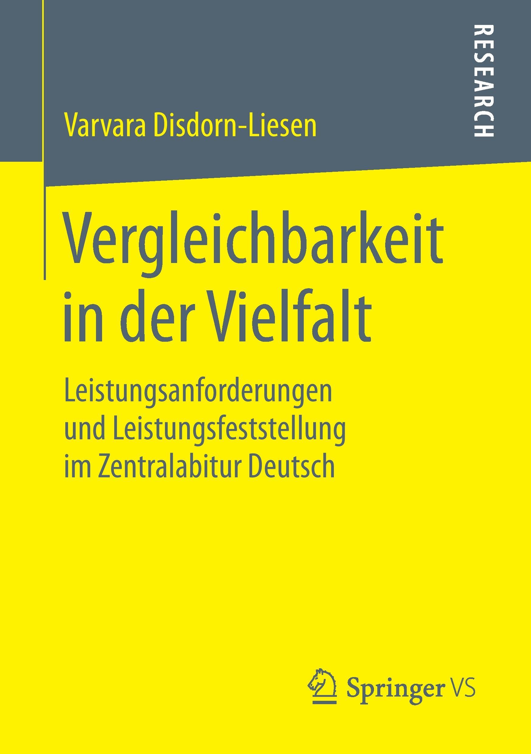 Vorderes Coverbild Vergleichbarkeit in der Vielfalt
