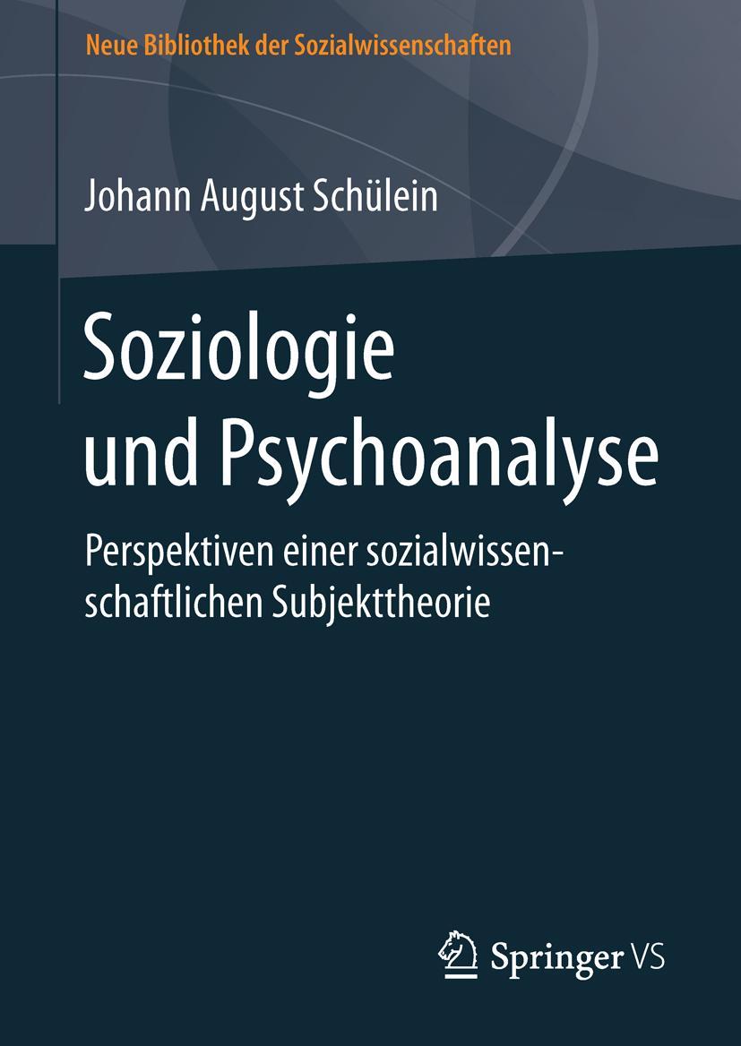 Vorderes Coverbild Soziologie und Psychoanalyse