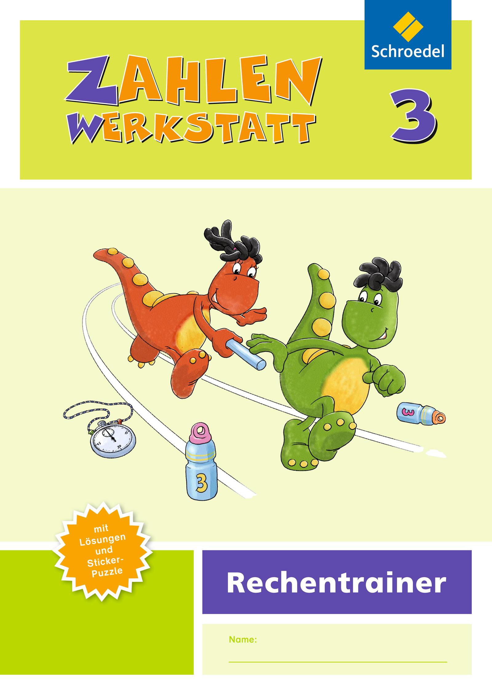 Vorderes Coverbild Zahlenwerkstatt - Rechentrainer 3