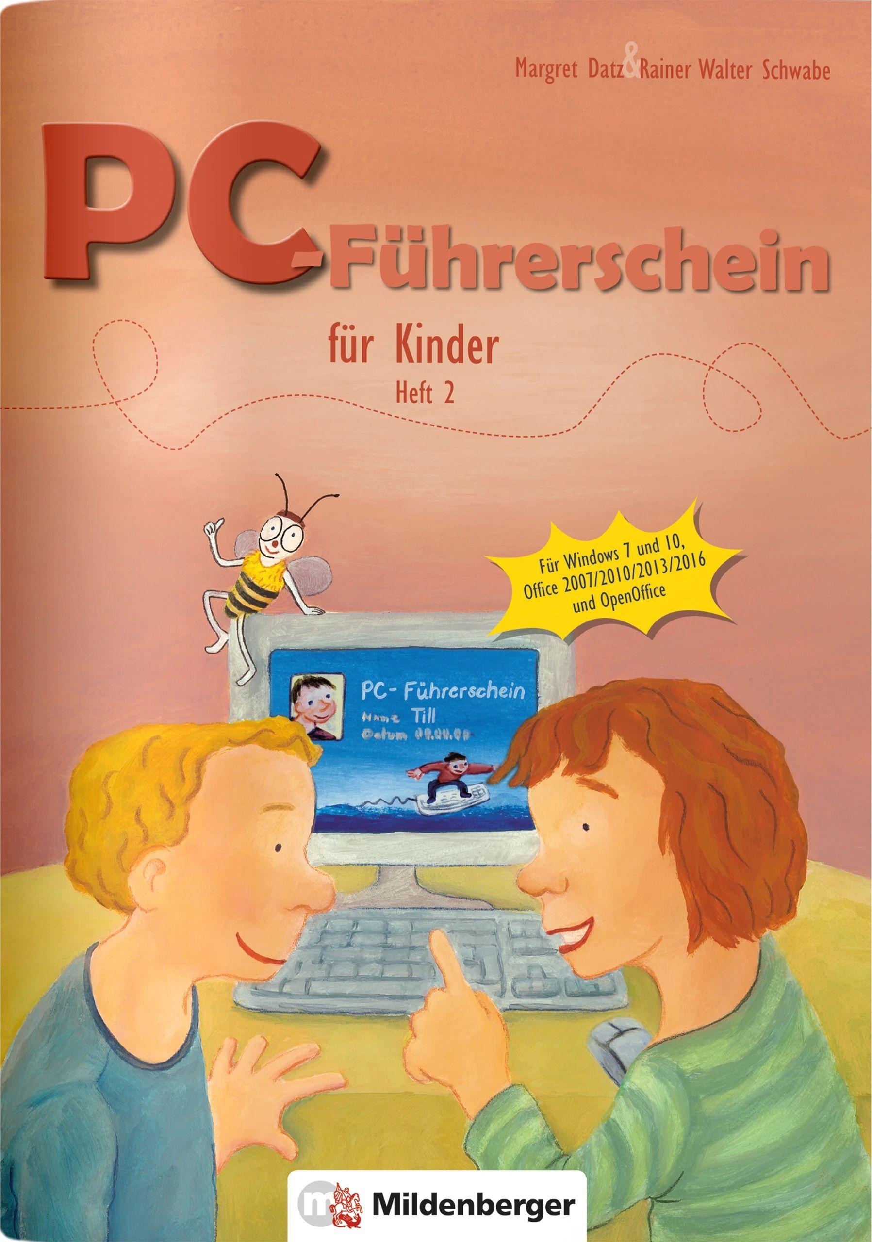 Vorderes Coverbild PC-Führerschein für Kinder, Schülerheft 2 (Klasse 3+4)