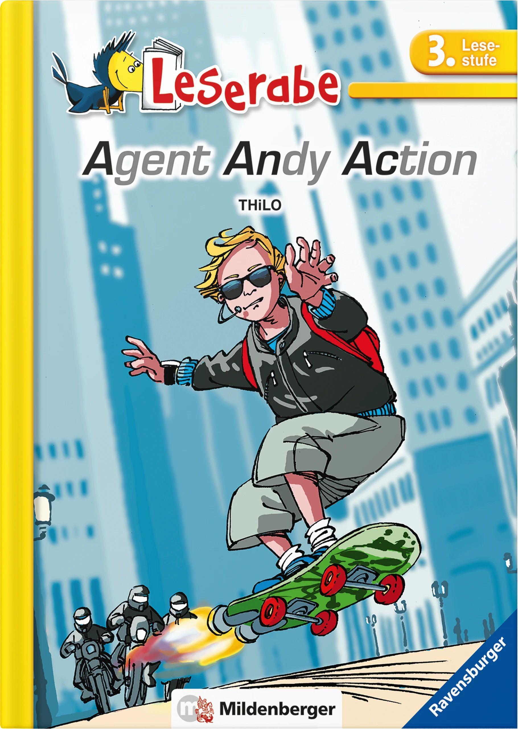 Vorderes Coverbild Leserabe - Agent Andy Action
