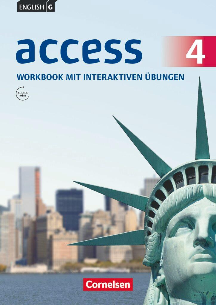 Vorderes Coverbild English G Access Band 4: 8. Schuljahr - Allgemeine Ausgabe - Workbook mit interaktiven Übungen auf scook.de