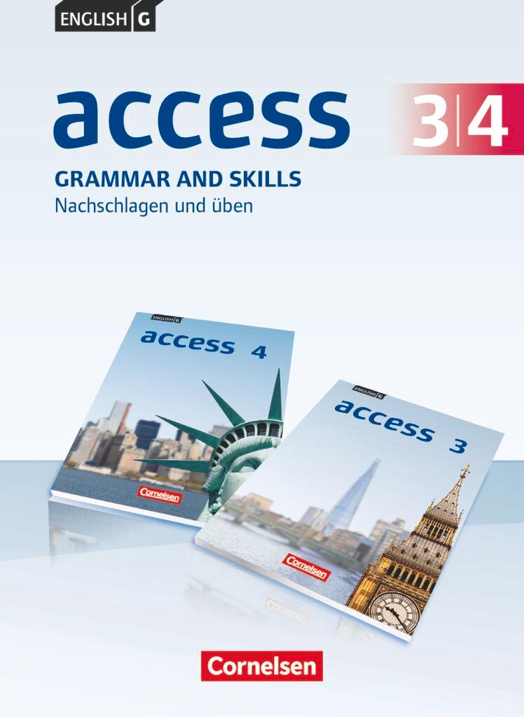 Vorderes Coverbild English G Access Band 3/4: 7./8. Schuljahr - Allgemeine Ausgabe - Grammar and Skills