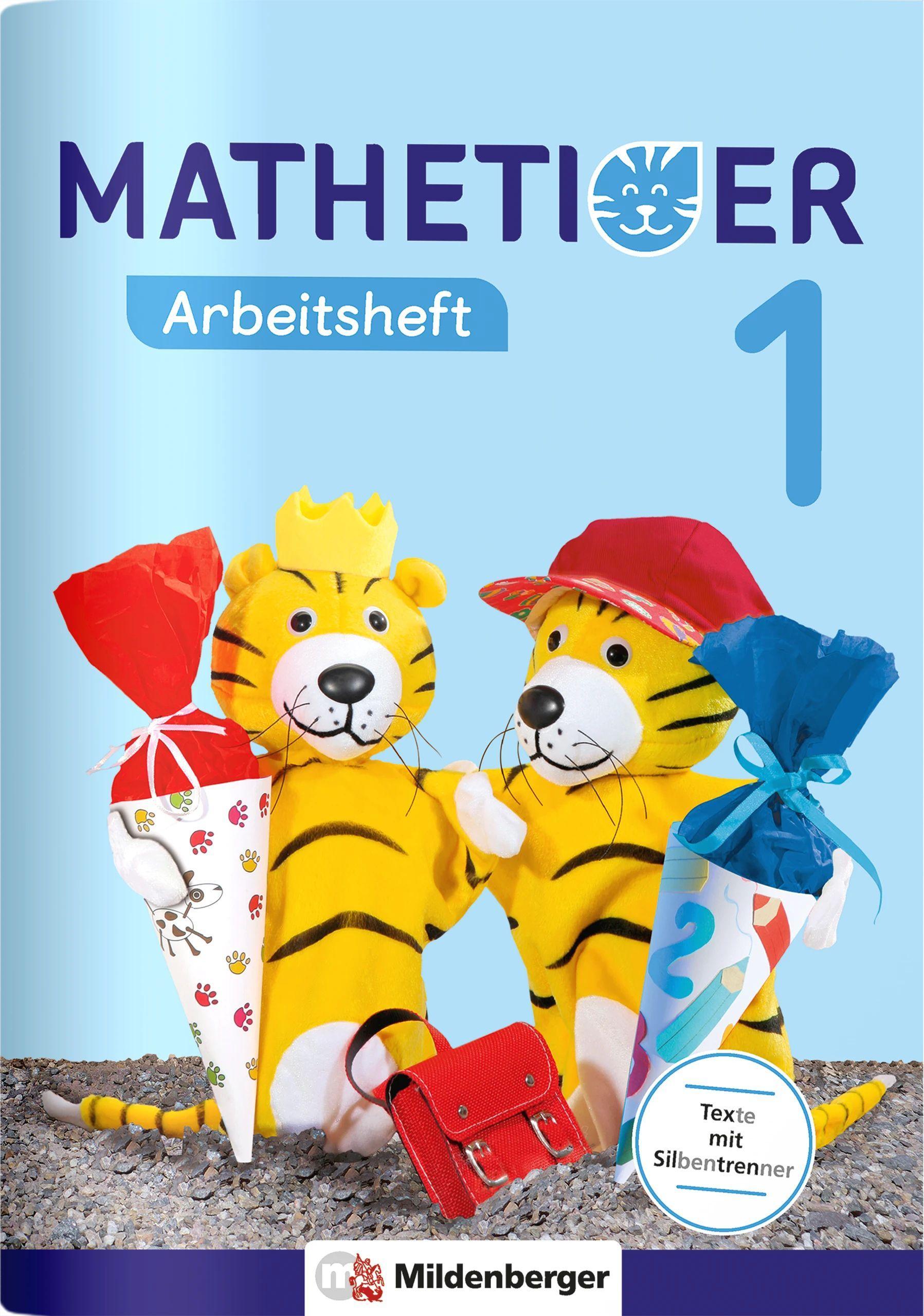 Vorderes Coverbild Mathetiger 1 - Arbeitsheft