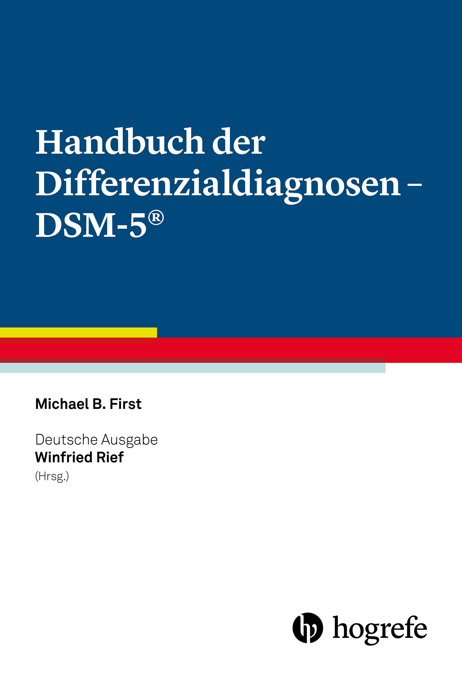 Vorderes Coverbild Handbuch der Differenzialdiagnosen - DSM-5®