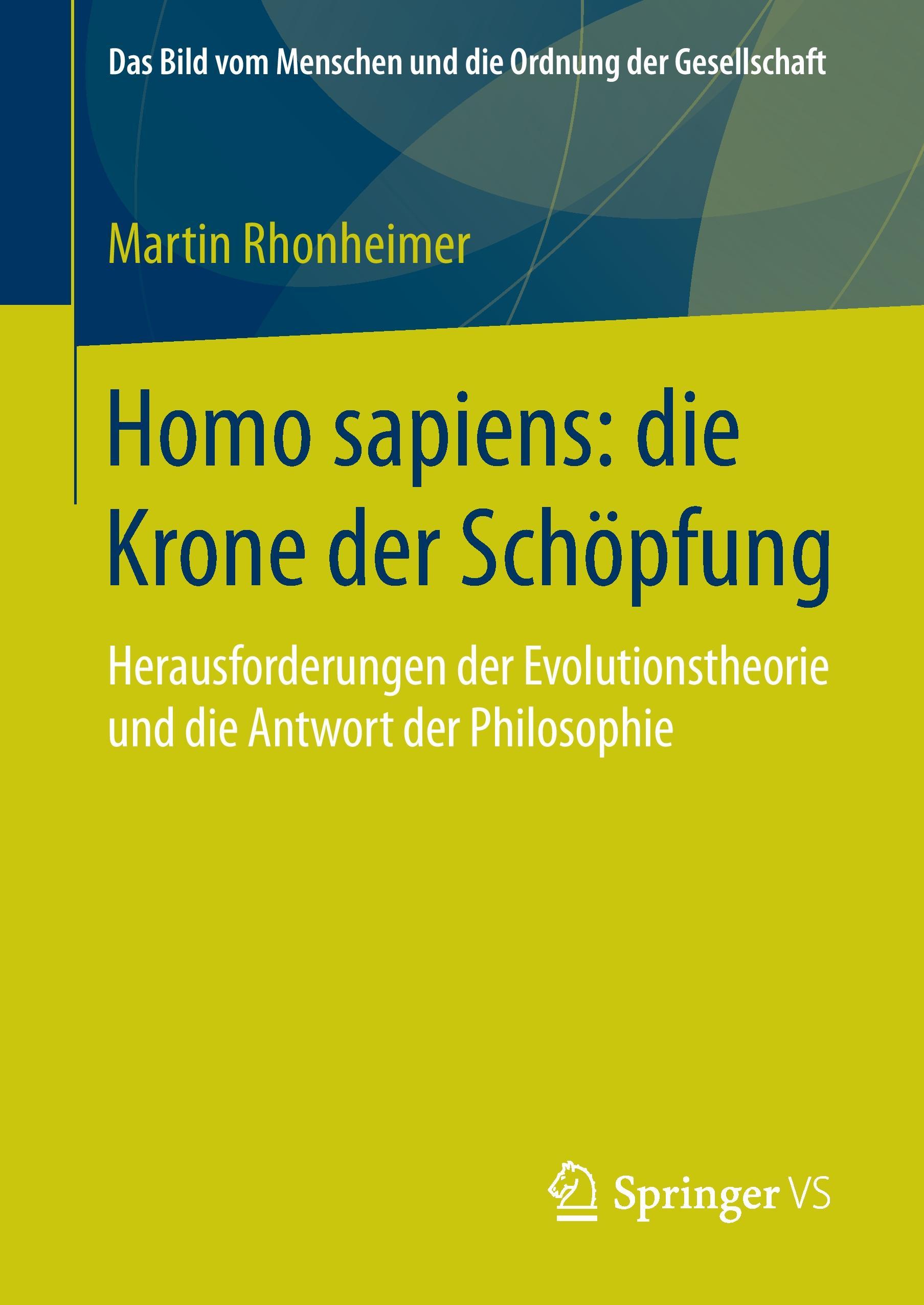 Vorderes Coverbild Homo sapiens: die Krone der Schöpfung