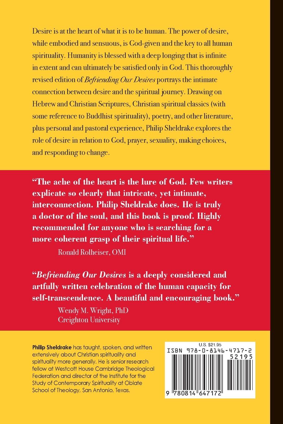 Rückseitencover Befriending Our Desires