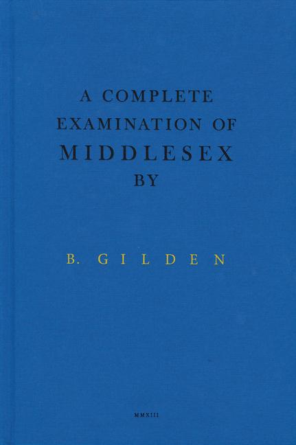 Vorderes Coverbild A Complete Examination Of Middlesex