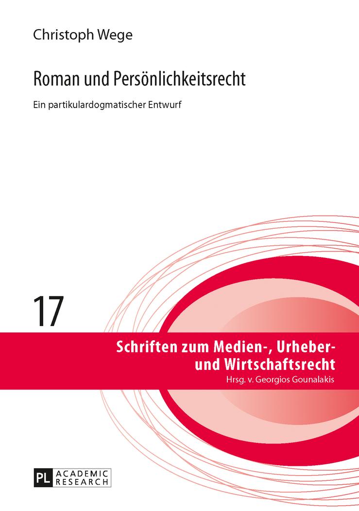 Vorderes Coverbild Roman und Persönlichkeitsrecht