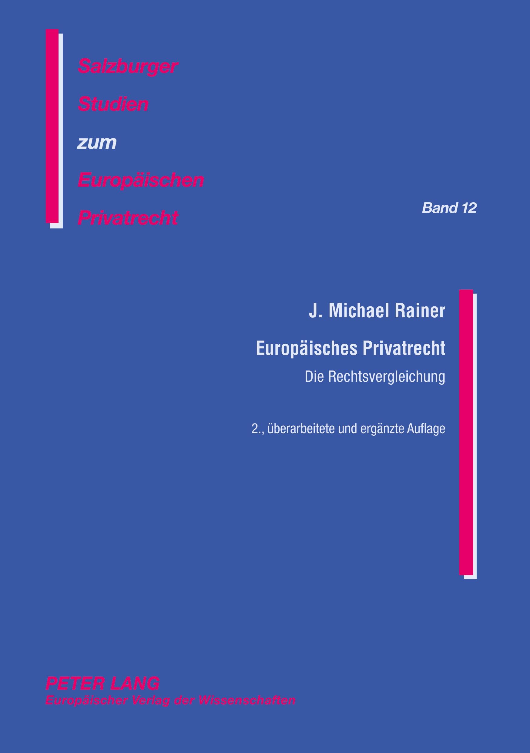 Vorderes Coverbild Europäisches Privatrecht