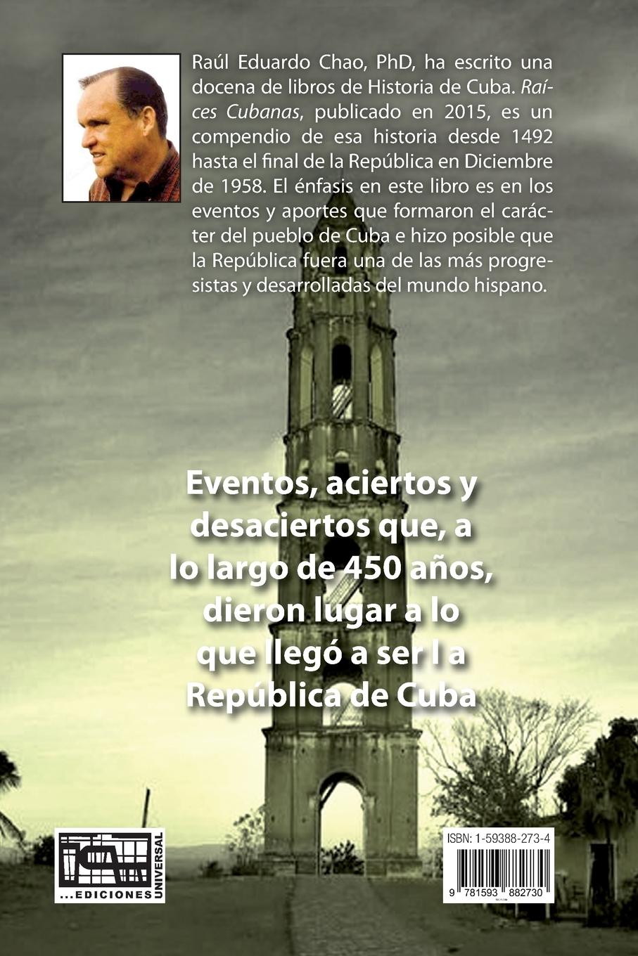 Rückseitencover RAÍCES CUBANAS