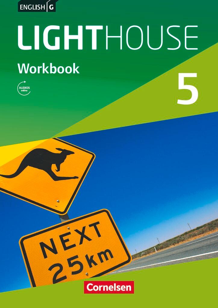 Vorderes Coverbild English G LIGHTHOUSE Band 5: 9. Schuljahr - Allgemeine Ausgabe - Workbook Audios online