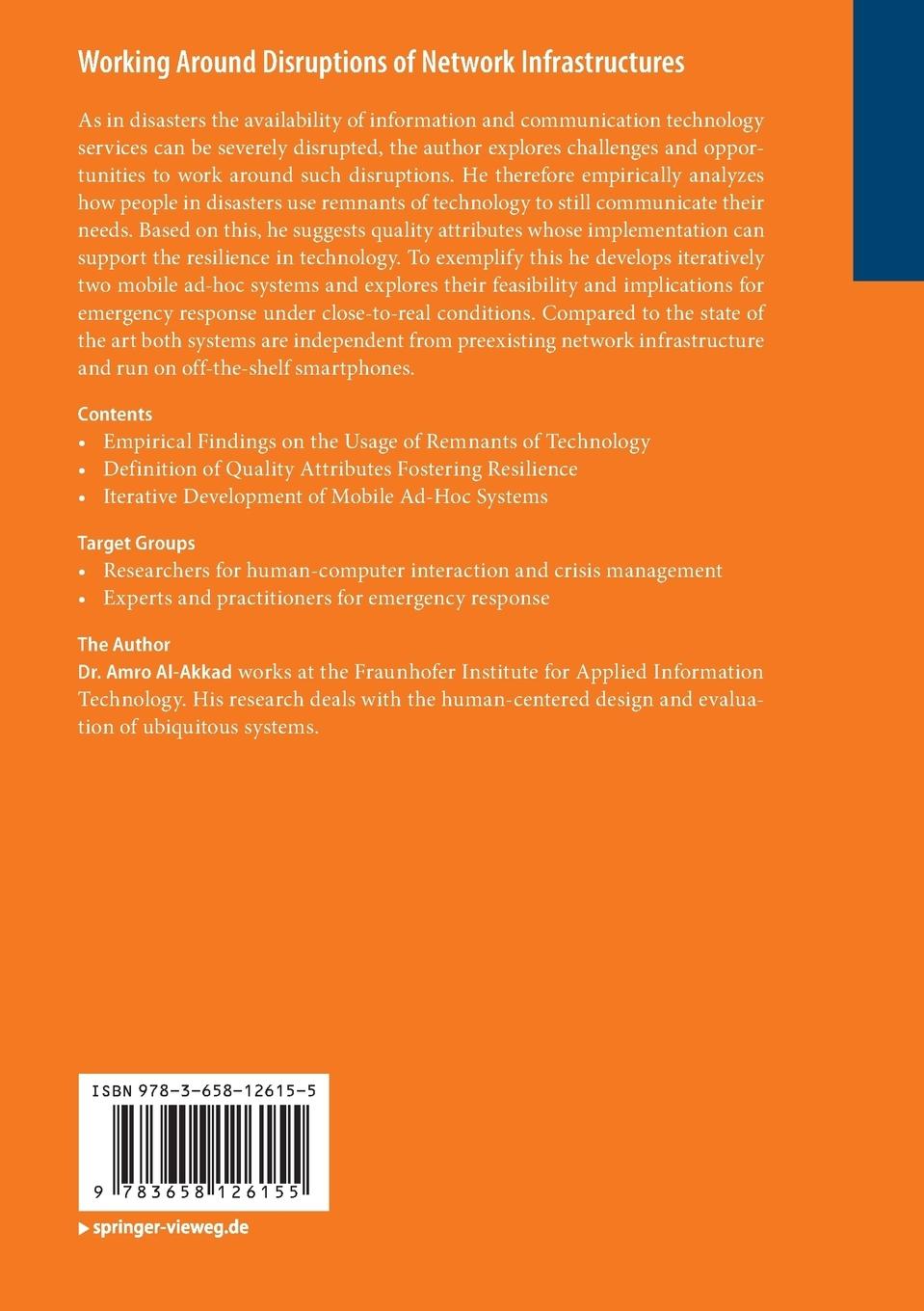 Rückseitencover Working Around Disruptions of Network Infrastructures