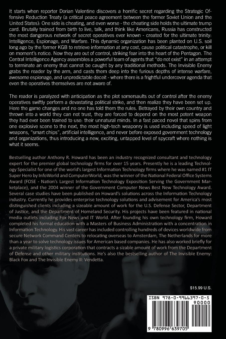 Rückseitencover The Invisible Enemy