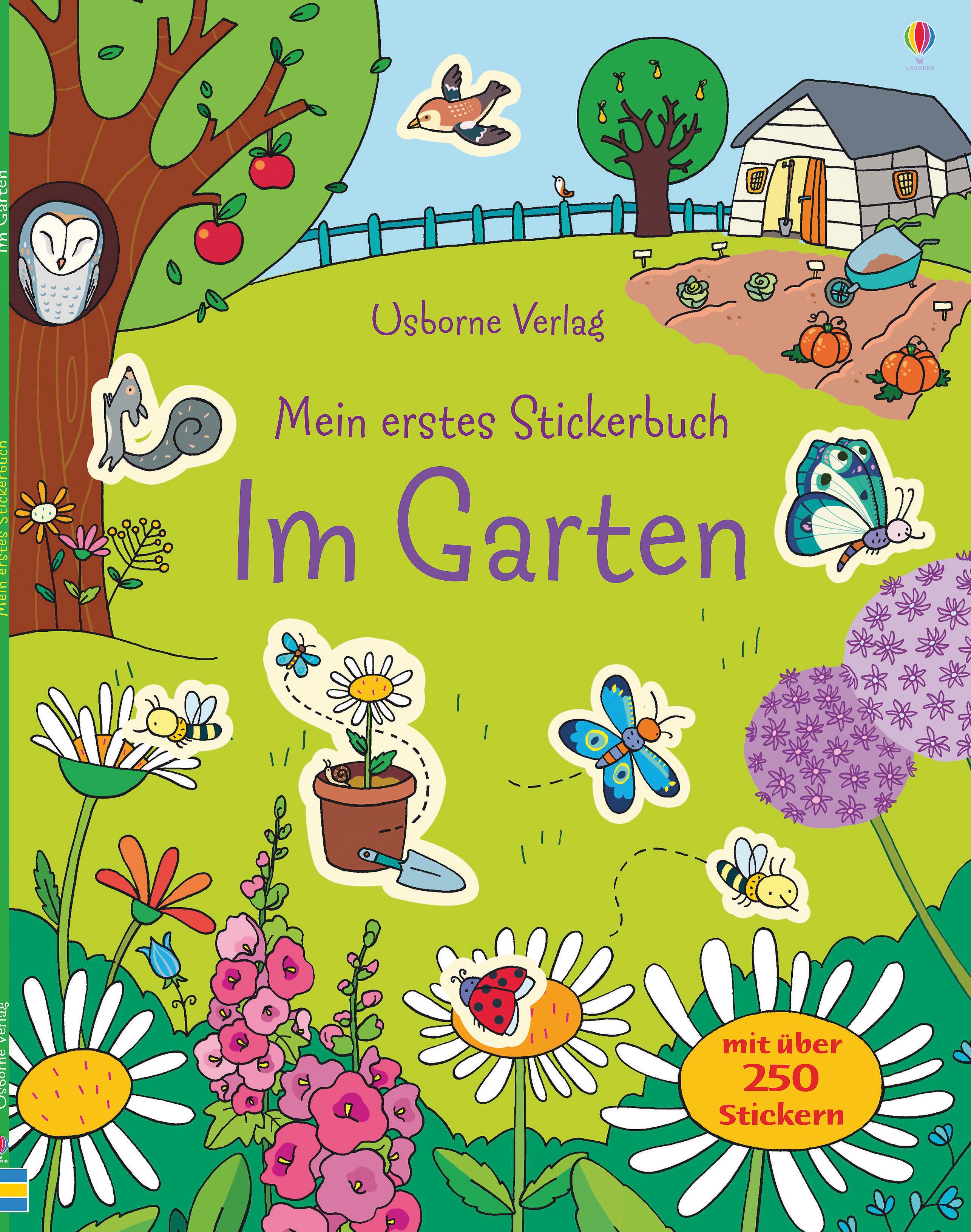 Vorderes Coverbild Mein erstes Stickerbuch: Im Garten