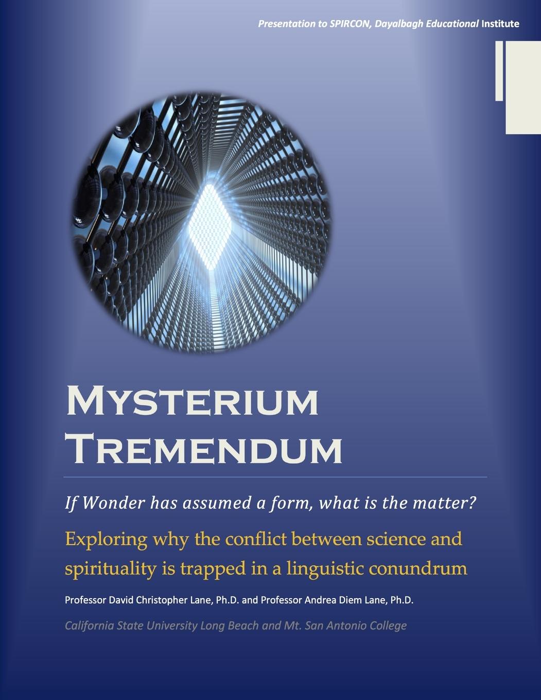 Vorderes Coverbild Mysterium Tremendum