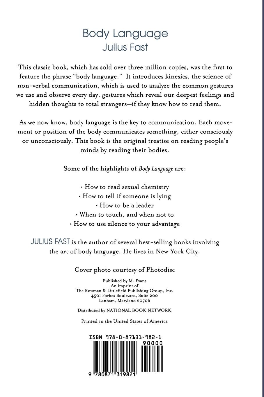 Rückseitencover Body Language