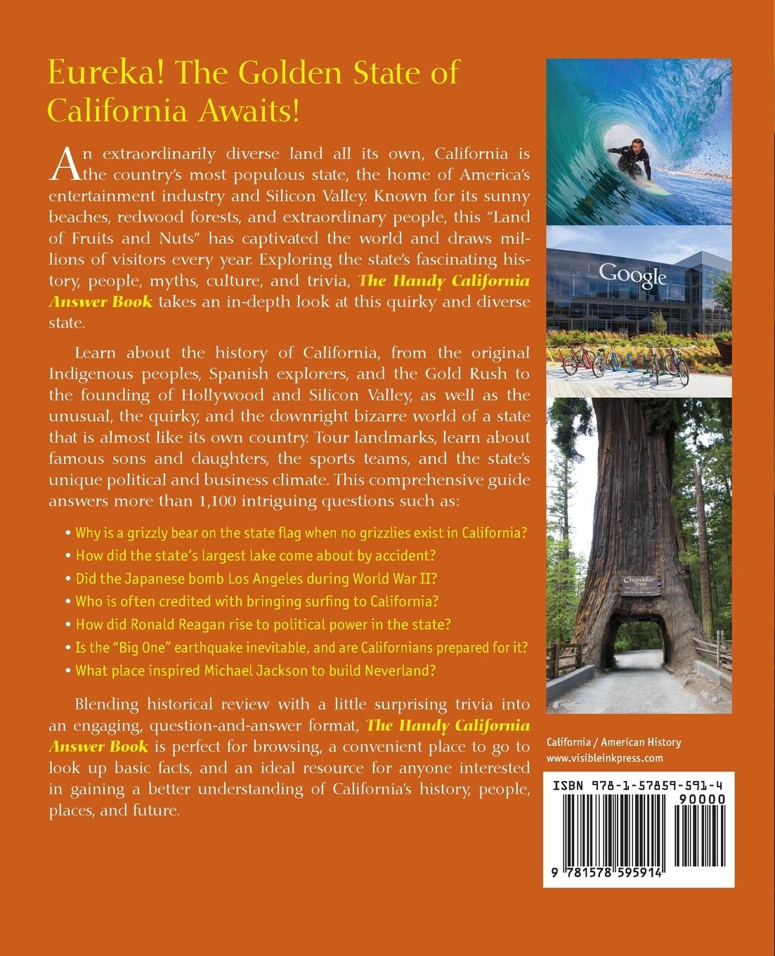 Rückseitencover The Handy California Answer Book