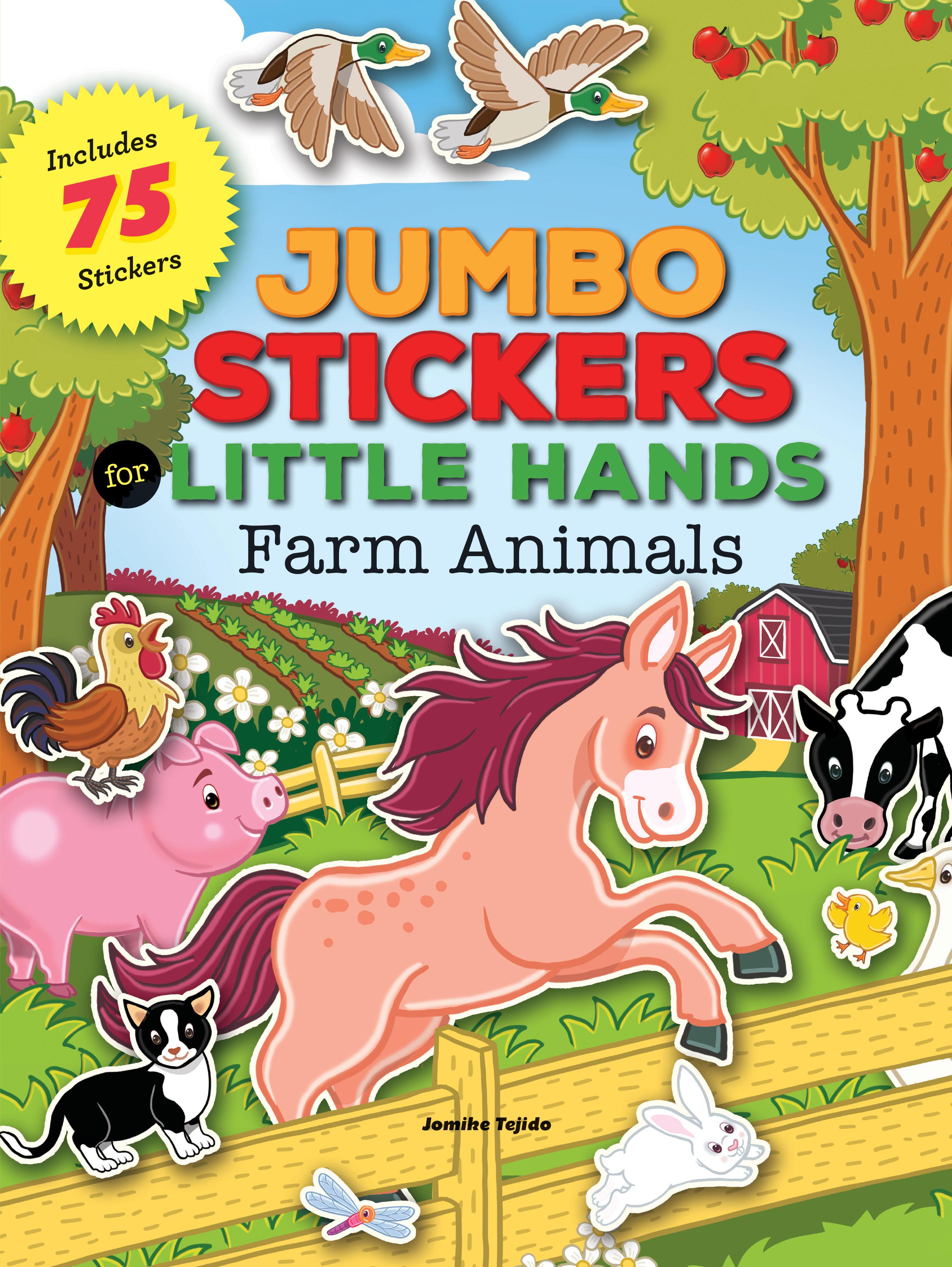 Vorderes Coverbild Jumbo Stickers for Little Hands: Farm Animals