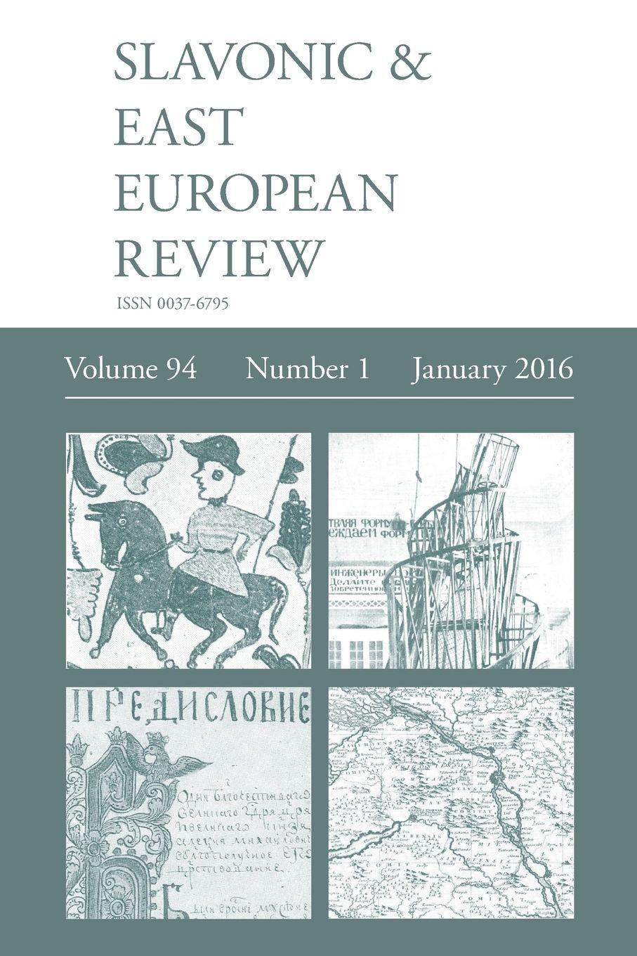 Vorderes Coverbild Slavonic & East European Review (94
