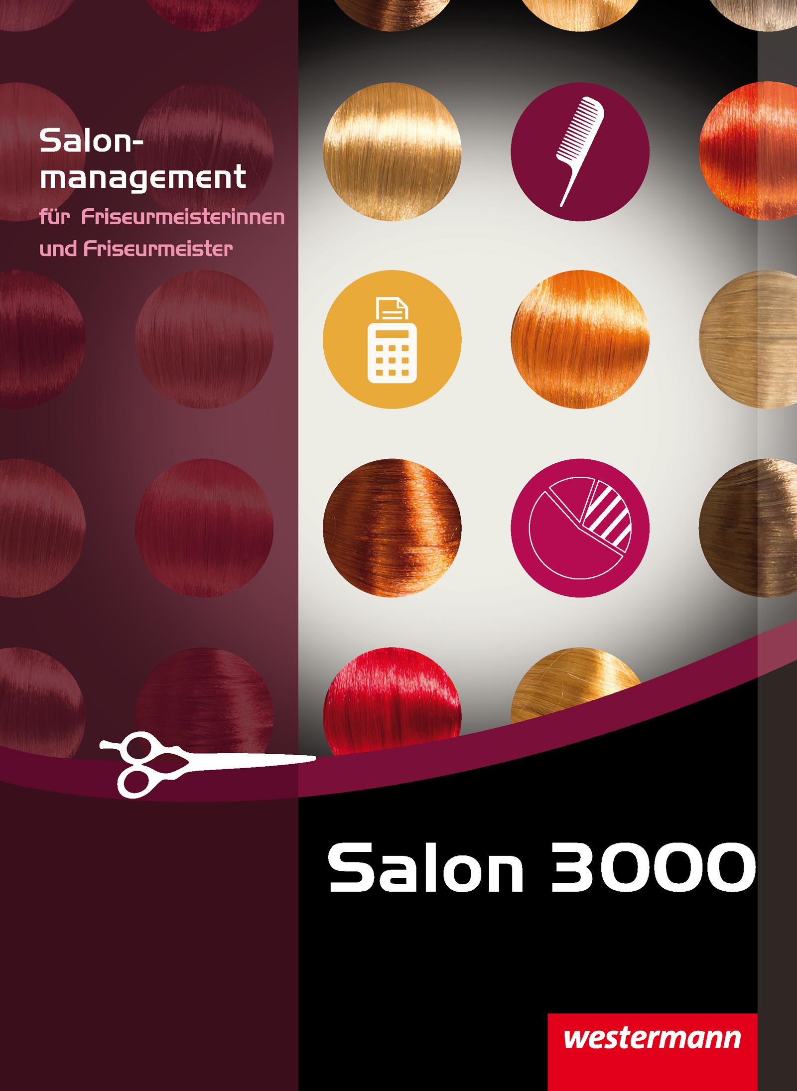 Vorderes Coverbild Salon 3000. Schulbuch. Salonmanagement