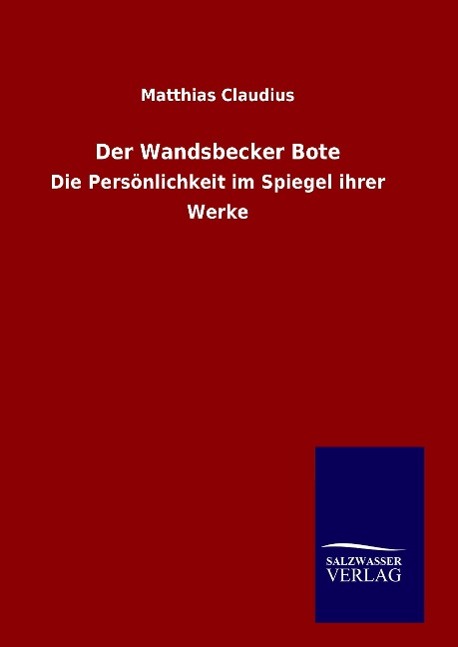 Vorderes Coverbild Der Wandsbecker Bote